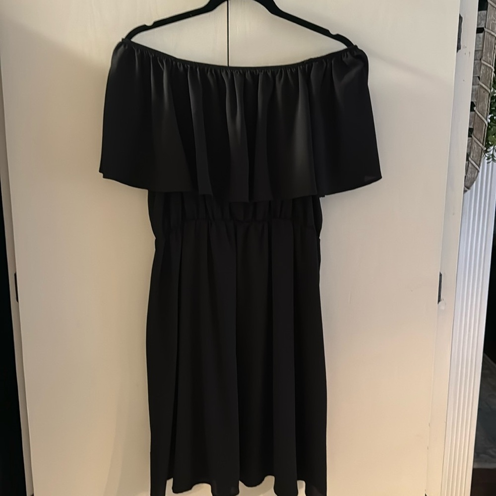 Off Shoulder Black Summer🏖️ Dress☀️